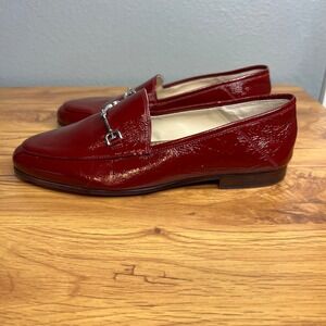Sam Edelman Lorraine Patent Leather Bit Loafers Women Size 8.5W 8 Wide NEW